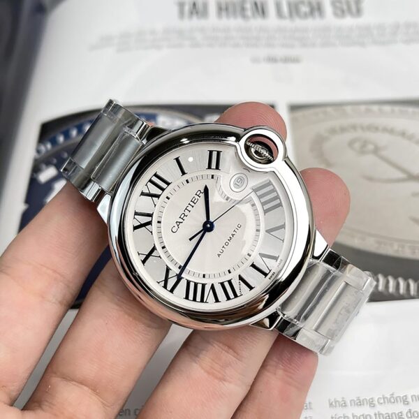 Cartier Ballon Bleu Automatic Silver Dial Unisex Watch WSBB0048 Replica. - Image 2