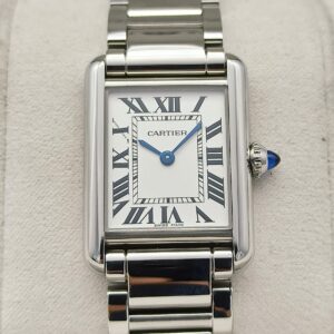 Cartier Tank Must Steel Small WSTA0051 29.5mm x 22mm Men's Watch or Unisex Watch ( Replica )