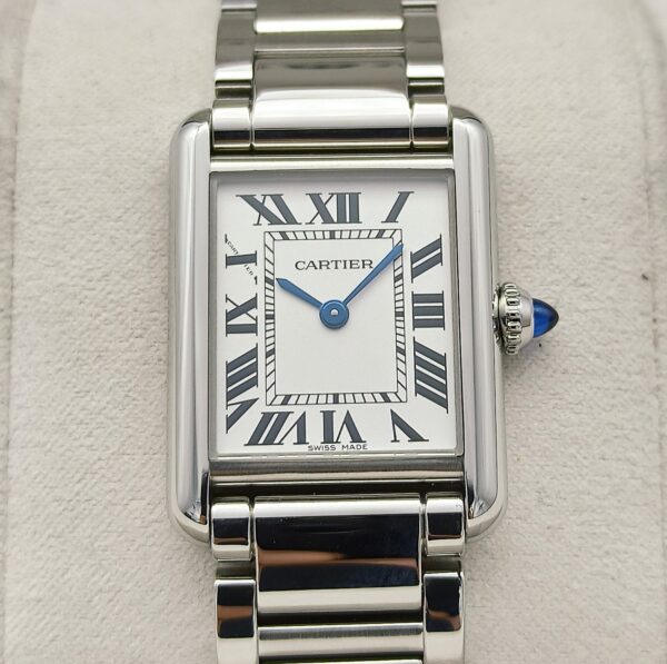 Cartier Tank Must Steel Small WSTA0051 29.5mm x 22mm Men's Watch or Unisex Watch ( Replica )