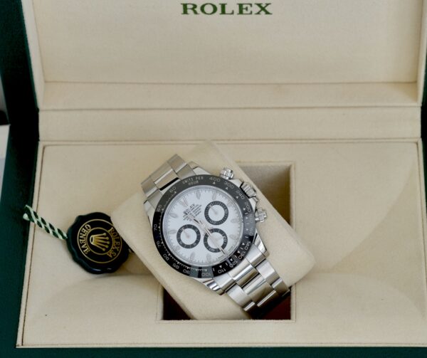 Rolex Daytona Panda 116500LN White Dial 40mm Steel Men's Watch ( Replica ) - Image 2