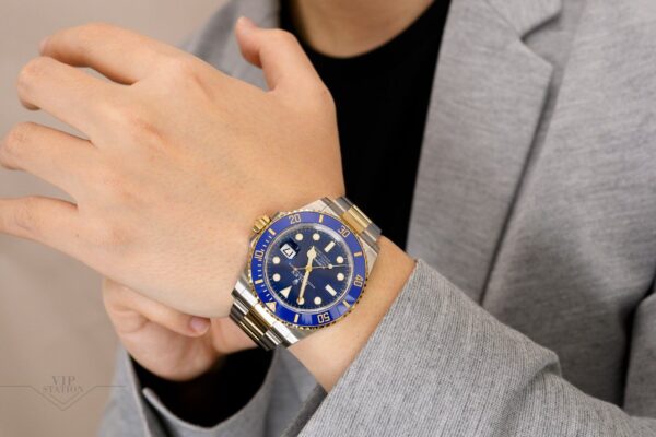 Rolex Submariner 126613LB Two-Tone Yellow Gold Plated & Stainless Steel Blue Dial Men's Watch ( Replica ) - Image 7