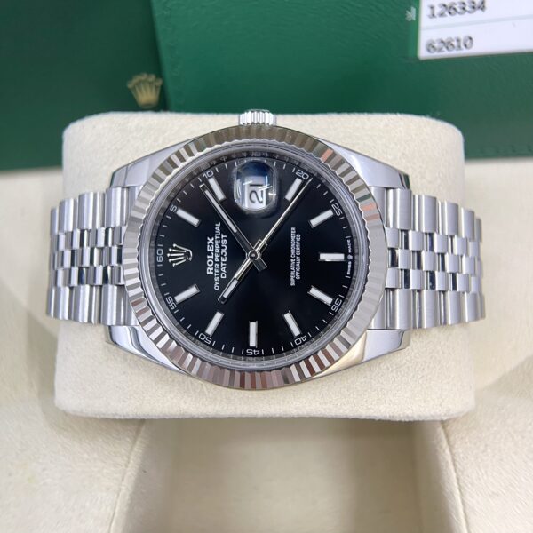 Rolex Steel Datejust 41mm Jubilee Bracelet 126334 Black Dial ( Replica ) - Image 4
