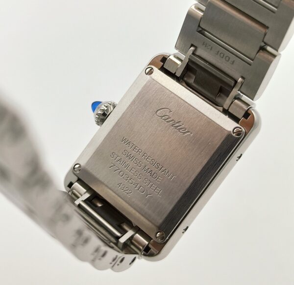 Cartier Tank Must Steel Small WSTA0051 29.5mm x 22mm Men's Watch or Unisex Watch ( Replica ) - Image 9