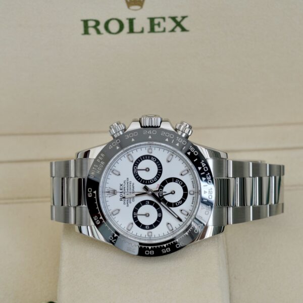 Rolex Daytona Panda 116500LN White Dial 40mm Steel Men's Watch ( Replica ) - Image 4