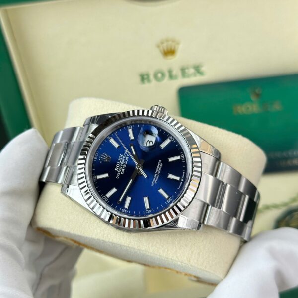 Rolex Datejust 126334 Blue Dial 41mm Stainless Steel Men's Watch, Gift For Him ( Replica ) - Image 3