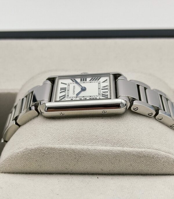 Cartier Tank Must Steel Small WSTA0051 29.5mm x 22mm Men's Watch or Unisex Watch ( Replica ) - Image 6
