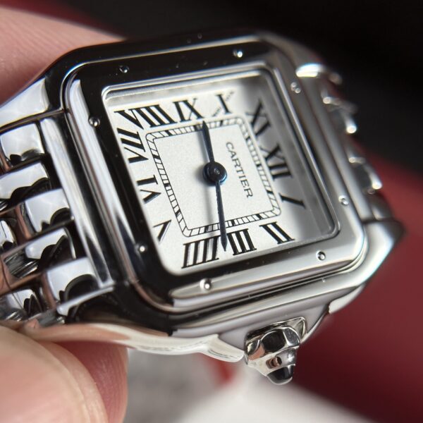 Cartier Panthère de Cartier WSPN0006 22 x 30mm Silver Dial Stainless Steel Ladies Watch ( Replica ) - Image 2