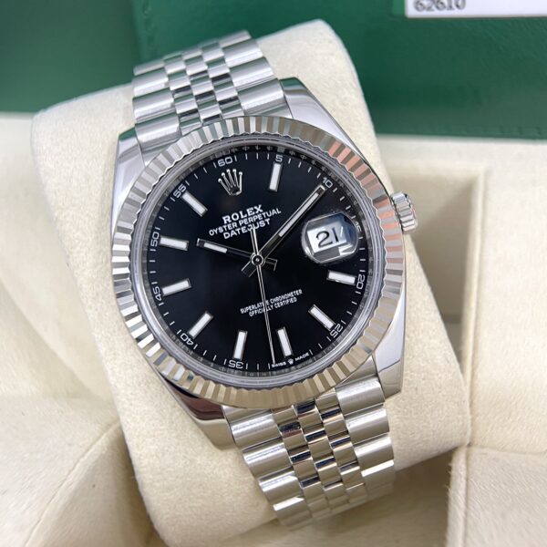 Rolex Steel Datejust 41mm Jubilee Bracelet 126334 Black Dial ( Replica ) - Image 3