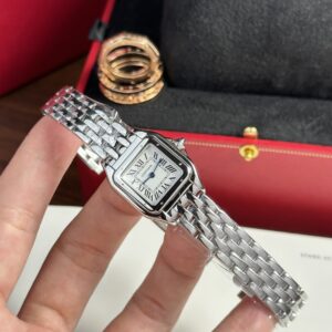 Cartier Panthère de Cartier WSPN0006 22 x 30mm Silver Dial Stainless Steel Ladies Watch ( Replica )
