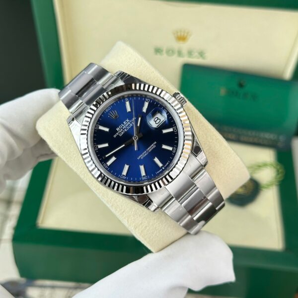 Rolex Datejust 126334 Blue Dial 41mm Stainless Steel Men's Watch, Gift For Him ( Replica ) - Image 2