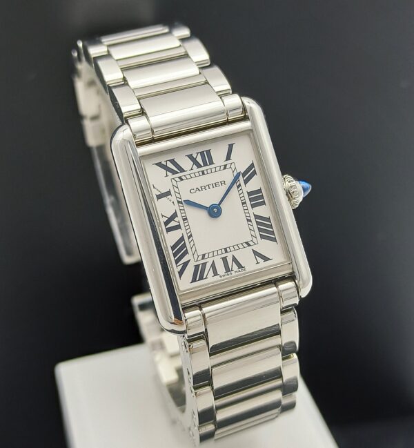 Cartier Tank Must Steel Small WSTA0051 29.5mm x 22mm Men's Watch or Unisex Watch ( Replica ) - Image 8