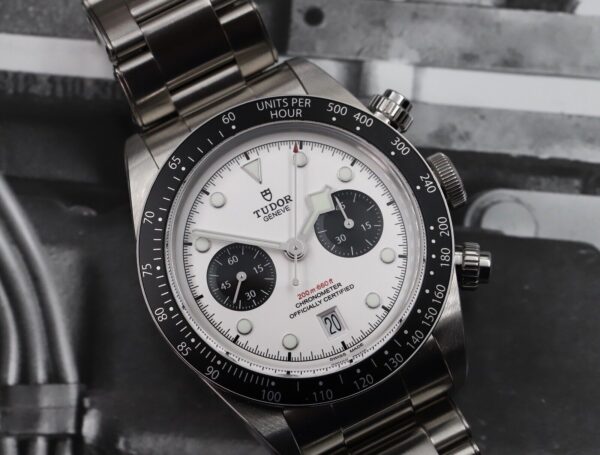 Tudor Black Bay Chrono Panda White Dial 79360N Stainless Steel Men's Watch 41mm ( Replica ) - Image 3