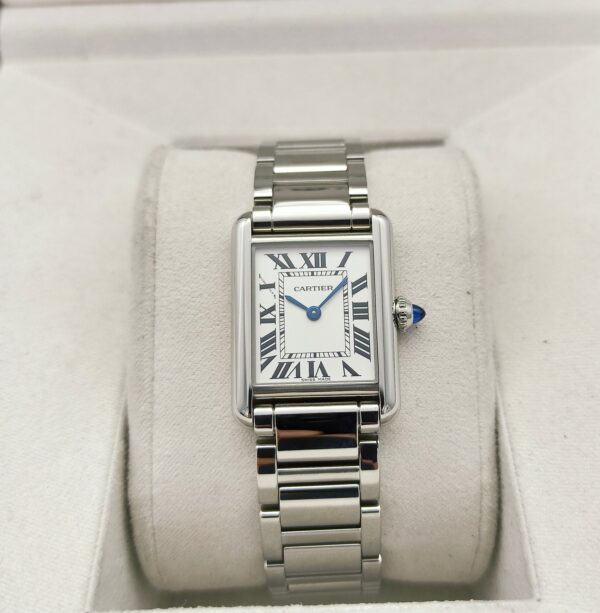Cartier Tank Must Steel Small WSTA0051 29.5mm x 22mm Men's Watch or Unisex Watch ( Replica ) - Image 3
