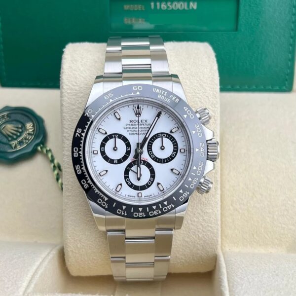 Rolex Daytona Panda 116500LN White Dial 40mm Steel Men's Watch ( Replica )