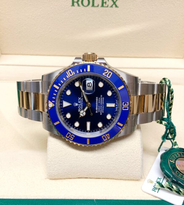 Rolex Submariner 126613LB Two-Tone Yellow Gold Plated & Stainless Steel Blue Dial Men's Watch ( Replica ) - Image 3
