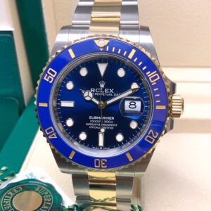 Rolex Submariner 126613LB Two-Tone Yellow Gold Plated & Stainless Steel Blue Dial Men's Watch ( Replica )