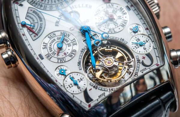 Franck Muller Aeternitas Mega 4 Watch - A Timeless Symbol of Elegance and Craftsmanship Grey Dial Men's Watch ( Replica ) - Image 3