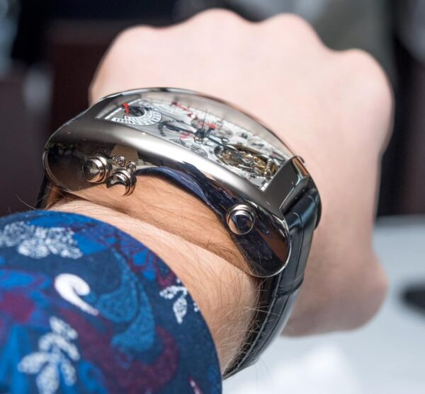 Franck Muller Aeternitas Mega 4 Watch - A Timeless Symbol of Elegance and Craftsmanship Grey Dial Men's Watch ( Replica ) - Image 7