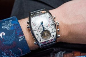 Franck Muller Aeternitas Mega 4 Watch - A Timeless Symbol of Elegance and Craftsmanship Grey Dial Men's Watch ( Replica )