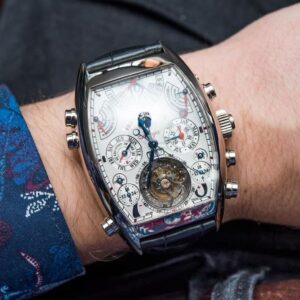 Franck Muller Aeternitas Mega 4 Watch - A Timeless Symbol of Elegance and Craftsmanship Grey Dial Men's Watch ( Replica )