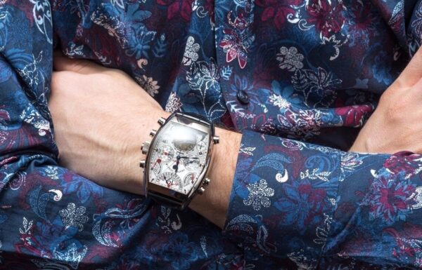 Franck Muller Aeternitas Mega 4 Watch - A Timeless Symbol of Elegance and Craftsmanship Grey Dial Men's Watch ( Replica ) - Image 8
